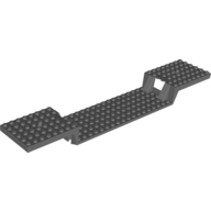 Vehicle Base, Train 6 x 34 Split-Level without Bottom Tubes (87058)