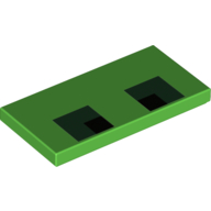 Tile 2 x 4 with Two Pixel Squares Print (87079pr0211)