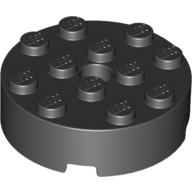 Brick Round 4 x 4 Centre Hole (87081)