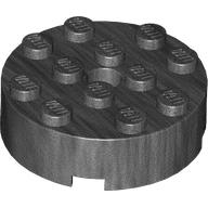 Brick Round 4 x 4 Centre Hole (87081)