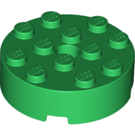 Brick Round 4 x 4 Centre Hole (87081)