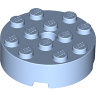 Brick Round 4 x 4 Centre Hole (87081)