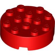 Brick Round 4 x 4 Centre Hole (87081)