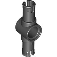 Technic Pin Connector Hub with 2 Pins with Friction Ridges Lengthwise [Big Squared Pin Holes] (87082)