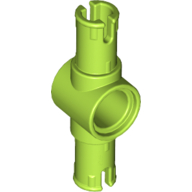 Technic Pin Connector Hub with 2 Pins with Friction Ridges Lengthwise [Big Squared Pin Holes] (87082)