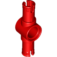 Technic Pin Connector Hub with 2 Pins with Friction Ridges Lengthwise [Big Squared Pin Holes] (87082)