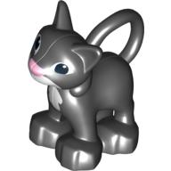 Duplo Animal Cat / Kitten Solid with White Chest and Mouth Print (87313pr0002)