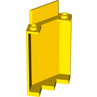 Panel 3 x 3 x 6 Corner Wall without Bottom Indentations (87421)