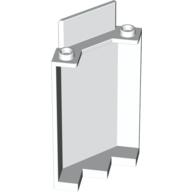 Panel 3 x 3 x 6 Corner Wall without Bottom Indentations (87421)