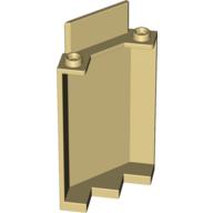 Panel 3 x 3 x 6 Corner Wall without Bottom Indentations (87421)
