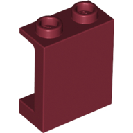 Panel 1 x 2 x 2 [Side Supports / Hollow Studs] (87552)