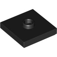 Plate Special 2 x 2 with Groove and Center Stud (Jumper) (87580)