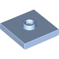 Plate Special 2 x 2 with Groove and Center Stud (Jumper) (87580)