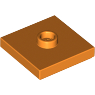 Plate Special 2 x 2 with Groove and Center Stud (Jumper) (87580)