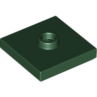 Plate Special 2 x 2 with Groove and Center Stud (Jumper) (87580)
