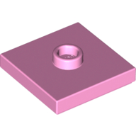 Plate Special 2 x 2 with Groove and Center Stud (Jumper) (87580)