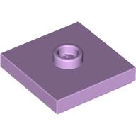 Plate Special 2 x 2 with Groove and Center Stud (Jumper) (87580)
