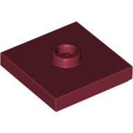 Plate Special 2 x 2 with Groove and Center Stud (Jumper) (87580)
