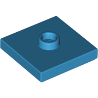 Plate Special 2 x 2 with Groove and Center Stud (Jumper) (87580)