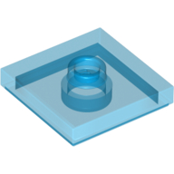 Plate Special 2 x 2 with Groove and Center Stud (Jumper) (87580)