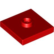 Plate Special 2 x 2 with Groove and Center Stud (Jumper) (87580)