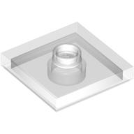 Plate Special 2 x 2 with Groove and Center Stud (Jumper) (87580)