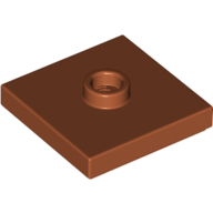 Plate Special 2 x 2 with Groove and Center Stud (Jumper) (87580)