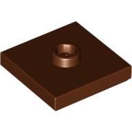 Plate Special 2 x 2 with Groove and Center Stud (Jumper) (87580)
