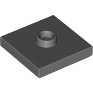 Plate Special 2 x 2 with Groove and Center Stud (Jumper) (87580)
