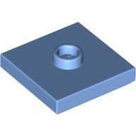 Plate Special 2 x 2 with Groove and Center Stud (Jumper) (87580)