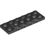 Plate Special 2 x 6 x 2/3 with 4 Studs on Side, 1 Support Wall on Bottom (87609)