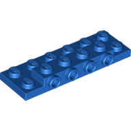 Plate Special 2 x 6 x 2/3 with 4 Studs on Side, 1 Support Wall on Bottom (87609)