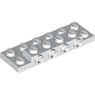Plate Special 2 x 6 x 2/3 with 4 Studs on Side, 1 Support Wall on Bottom (87609)