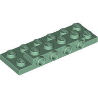 Plate Special 2 x 6 x 2/3 with 4 Studs on Side, 1 Support Wall on Bottom (87609)