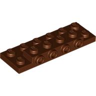 Plate Special 2 x 6 x 2/3 with 4 Studs on Side, 1 Support Wall on Bottom (87609)