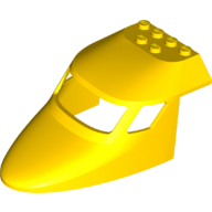 Aircraft Fuselage Curved Forward 6 x 10 Top (87613)