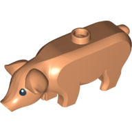 Animal, Pig, Large with Black Eyes and White Pupils Print (87621pr0004)