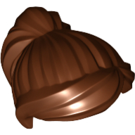 Hair Ponytail and Swept Sideways Fringe (87990)