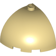 Brick Round Corner 3 x 3 x 2 Dome Top (88293)