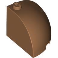 Brick Round Corner 3 x 3 x 2 Dome Top (88293)