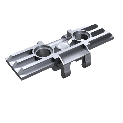 Technic Link Tread Wide with Two Pin Holes, Reinforced (88323)