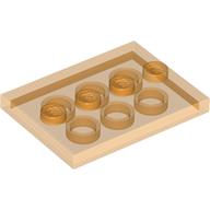 Plate Special 3 x 4 with 1 x 4 Center Studs [Plain] (88646)