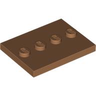 Plate Special 3 x 4 with 1 x 4 Center Studs [Plain] (88646)
