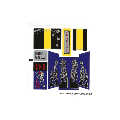 Sticker Sheet for Set 5982-1 (88781)