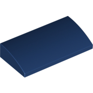Slope Brick Curved 2 x 4 x 2/3 No Studs, with Bottom Tubes (88930)