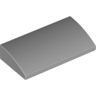 Slope Brick Curved 2 x 4 x 2/3 No Studs, with Bottom Tubes (88930)