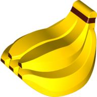 Duplo Food Bananas with Brown Tips Print (89278pr0001)