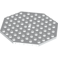Plate Special 10 x 10 Octagonal with Hole (89523)