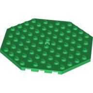 Plate Special 10 x 10 Octagonal with Hole (89523)