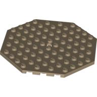Plate Special 10 x 10 Octagonal with Hole (89523)